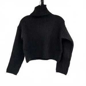 Thakoon Black Alpaca Blend Pullover | XS Regular